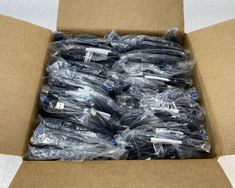 Lot of 40 Genuine HP 917468 SS USB 3.0 Cable A-Male to B-Male 6ft Black