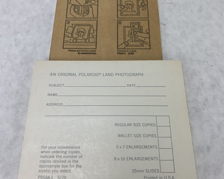lot of 12 POLACOLOR PRINT MOUNT