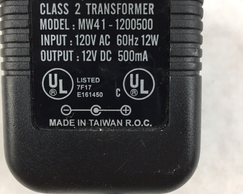 MW41-1200500UKA 12v, 500ma POWER SUPPLY