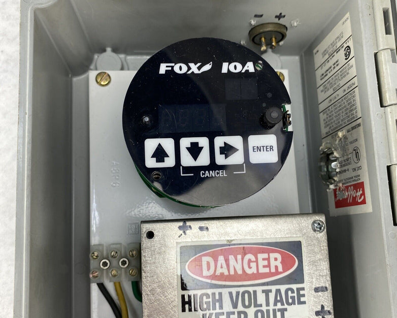 Fox Industries 10A-30P-D1 Thermal Gas Mass Flowmeter Untested