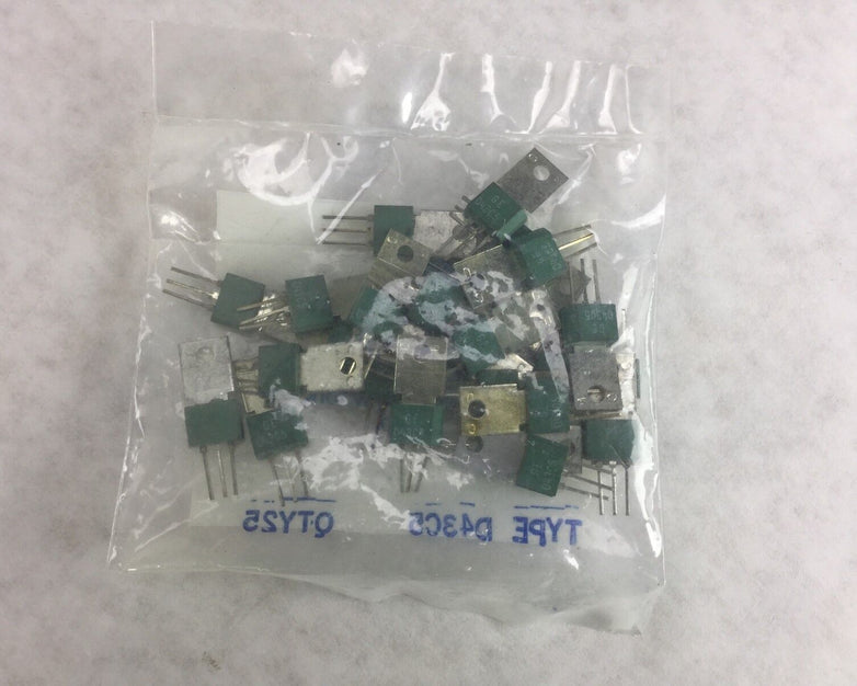 GE General Electric D43C5 Silicon Transistors, Lot of 25, NEW Sealed