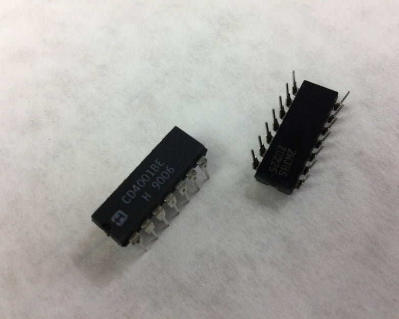 Harris CD4001BE Logic Gates CMOS Quad 2-In Lot of 25