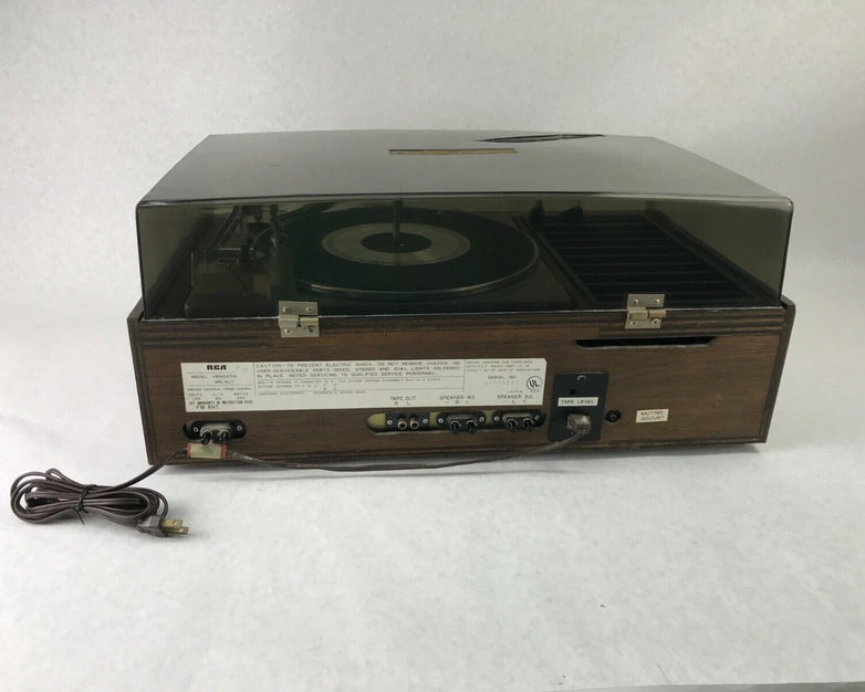 RCA VM6025W Stereo 8 Track Radio Turntable Record Player