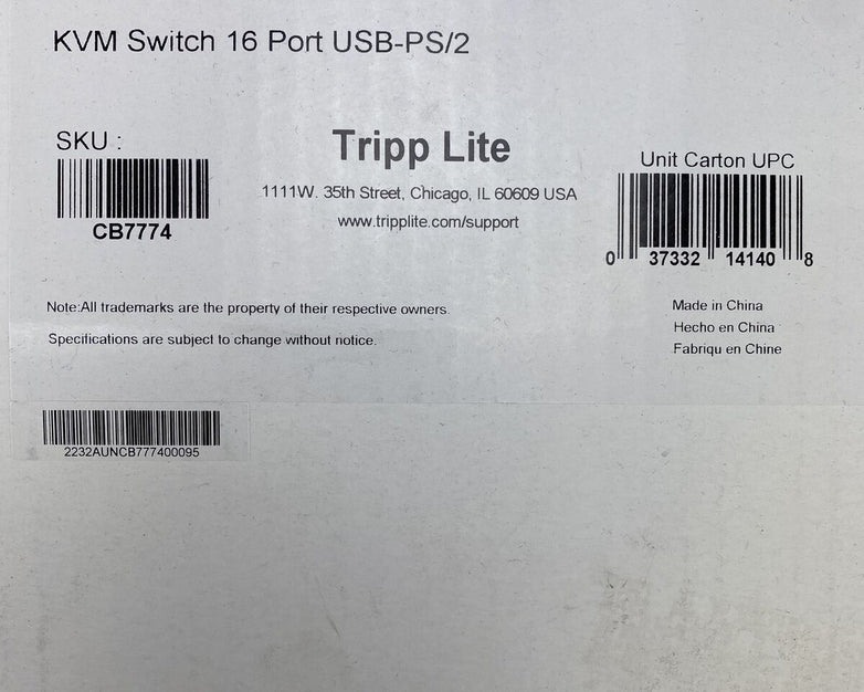 D-Link KVM-450 16 Port KVM Switch PS/2 Stackable NOS