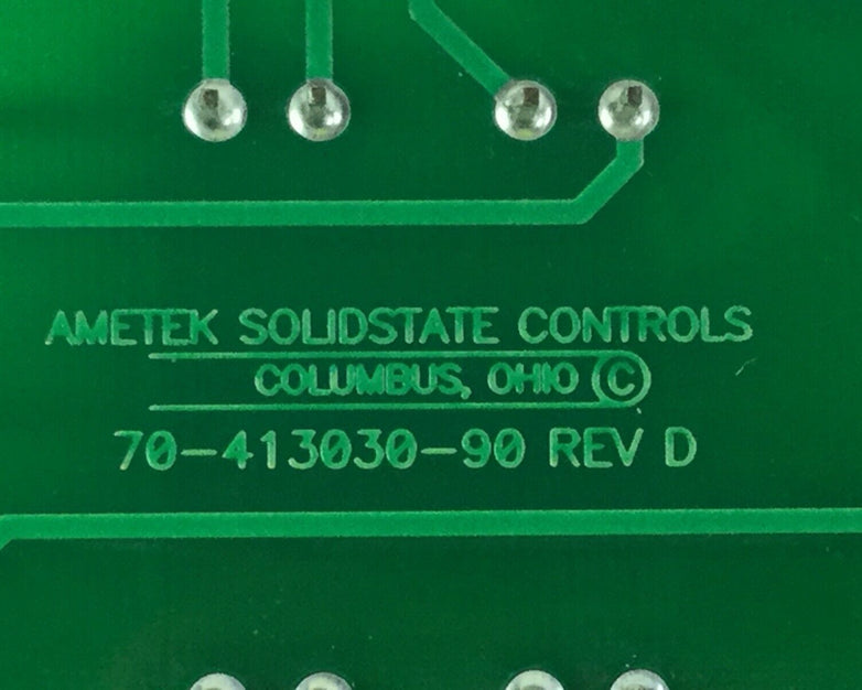 Ametek Solidstate Controls 70-413030-90 REV D Board