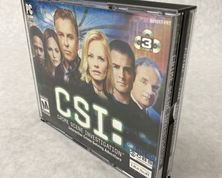 CSI Crime Scene Investigation 2003 PC Video Game by UbiSoft Rated M