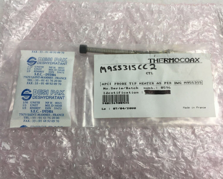 Thermocoax APCI Probe Tip Heater As Per DWG M955315