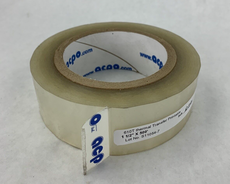 New ACPO 610T Thermal Transfer Printable Tape S11054-7