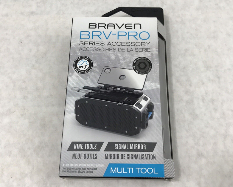 Lot of 4 Braven BRV-PRO Series Accessory Nine Tool Signal Mirror Multi Tool
