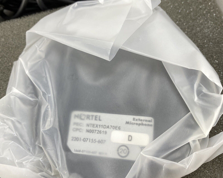 Nortel 2201-07155-607 IP Audio Conference Phone 2033 Extension Mic Set N0072619