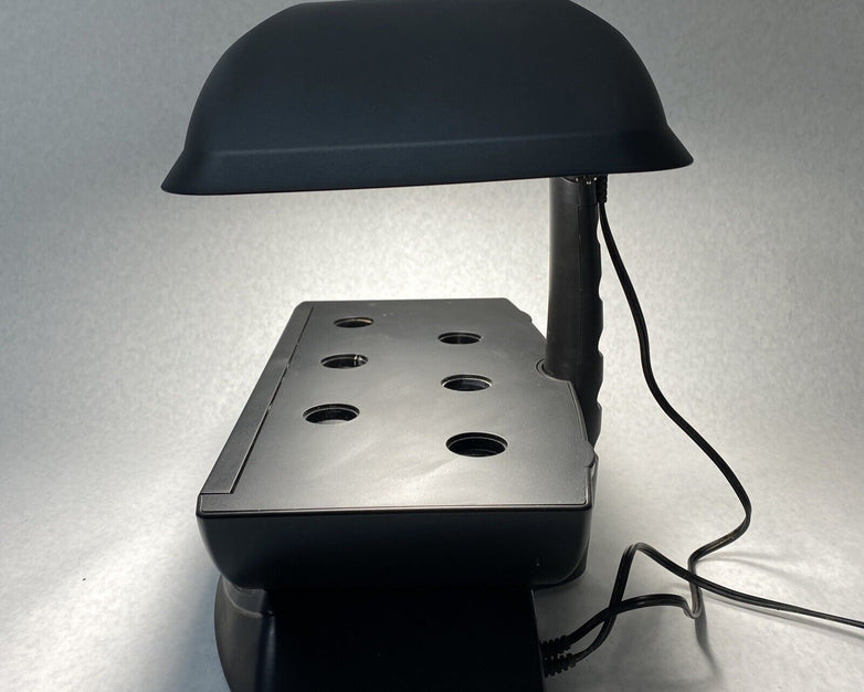 AeroGarden 6 100610-BLK Hydroponic Grow Light Lamp 1 Amp 2 Bulb 6 Pod