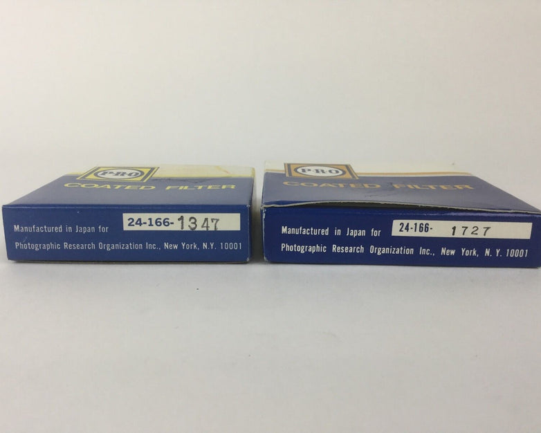 PRO COATED FILTER (55mm & 49mm) SKYLIGHT 1A w/ Box and Case (24-166) (Lot of 2)