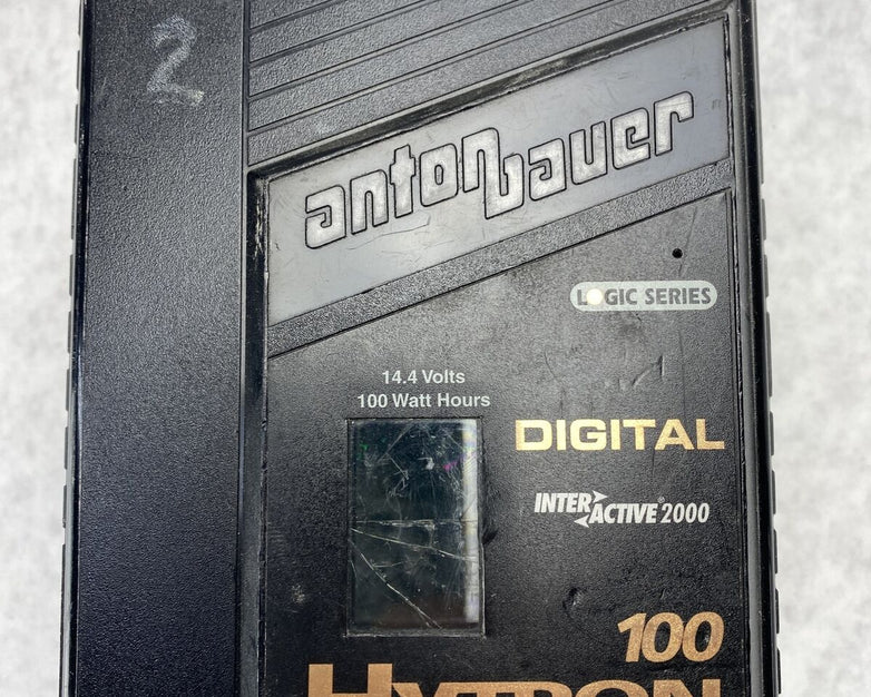 Anton Bauer Hytron 100 Digital Ni-MH Genuine Logic Series 14.4V CRACKED DISPLAY