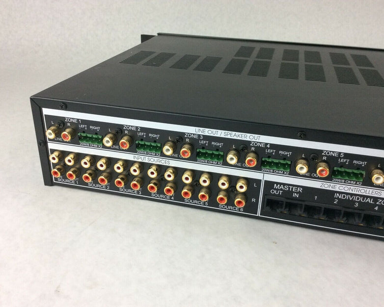 Channel Plus MDS-6 Integrated Multi-Zone Music Distribution System