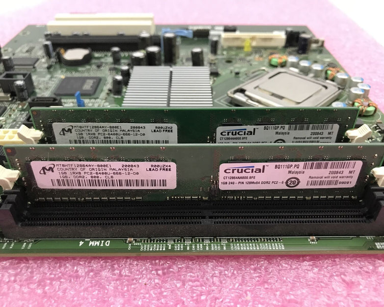 Dell OGM819 Motherboard Intel Core 2 Duo 8400 3.00GHz 2GB RAM
