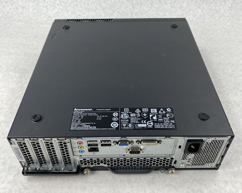 Lenovo ThinkCentre Edge72 SFF Intel Pentium G640 2.80 GHz 4 GB RAM NO HDD NO OS