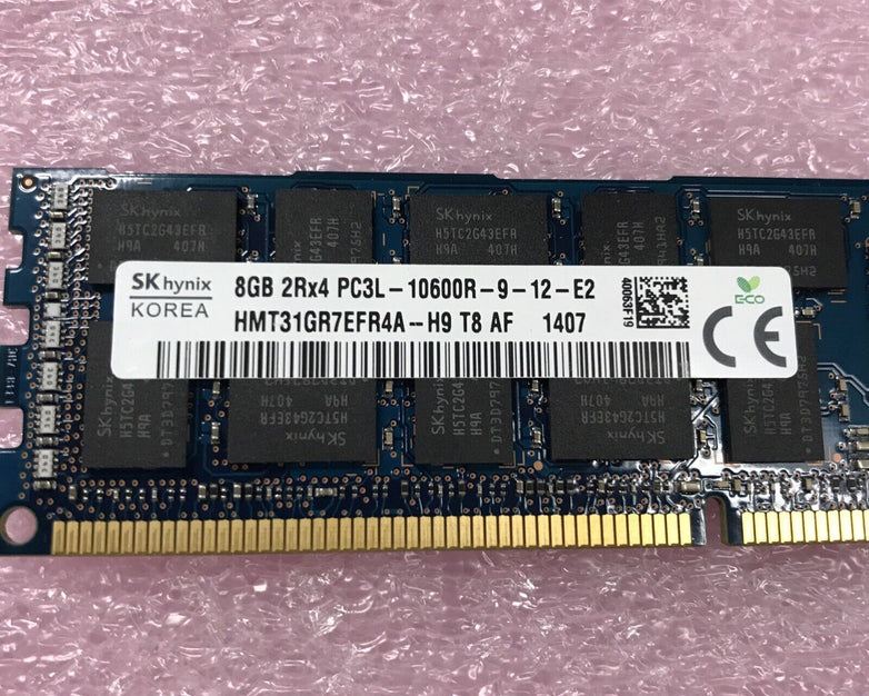 Hynix 16GB Kit 2x8GB 2Rx4 PC3L-10600R-9-12-E2 Ram HMT31GR7EFR4A-H9