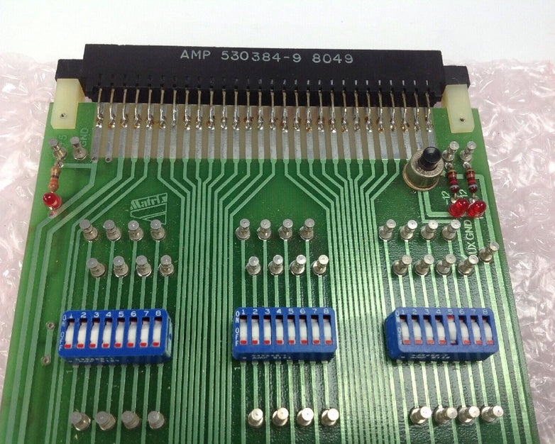Ace P 2VO 311 Circuit Board 7911/SEC Rev B 06019 Connector Amp 530384-9 8049