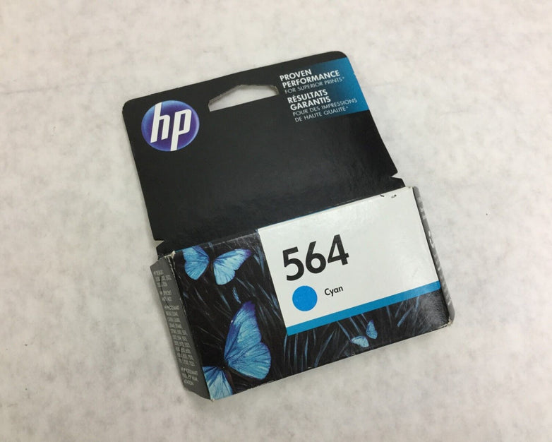 Genuine HP 564 Cyan CB318WN Warranty End Date Jul 2017 Factory Sealed NIB