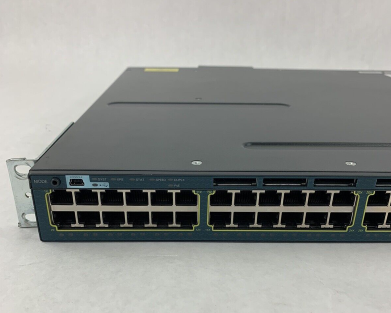 Cisco Catalyst 3560X CATALYST WS-C3560X-48PF-S Network Switch