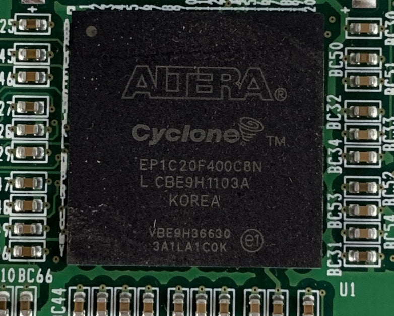 Altera Cyclone EP1C20 Card with Audio Input Board
