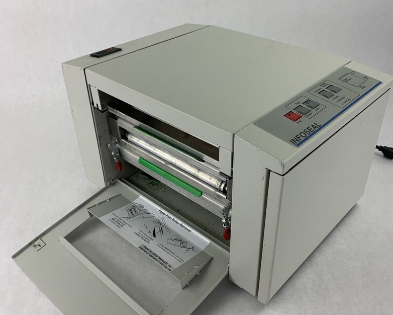 InfoSeal DFS-1000 Paper Folding and Envelope Sealing System Missing Paper Tray