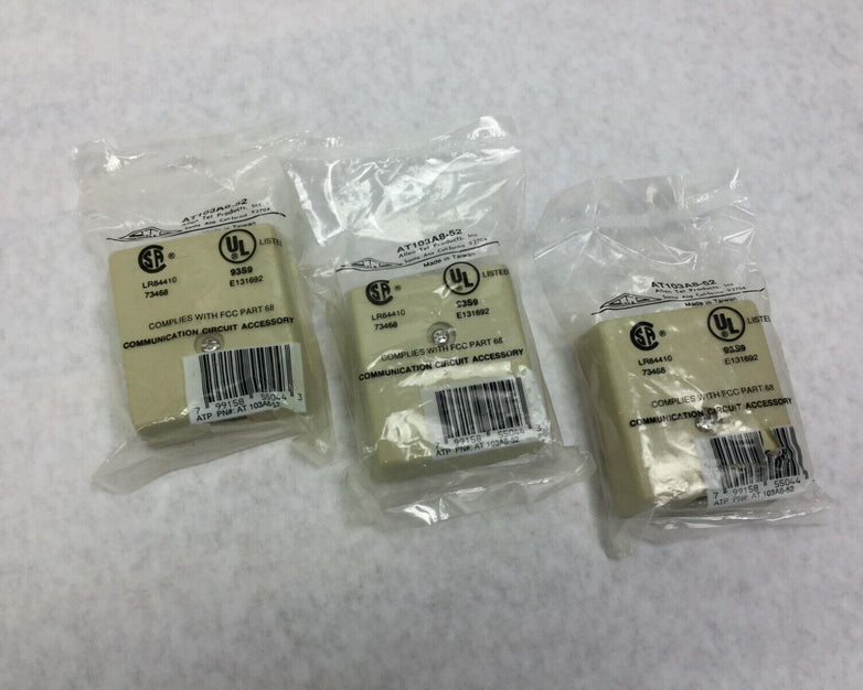 Allen Tel Products AT103A8-52 Communications Circuit Accessory Lot of 3