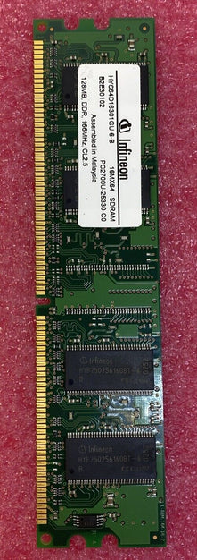 Infineon HYS64D16301GU-6-B 128MB DDR333 CL2.5 PC2700U-25330-C0 Memory Module RAM