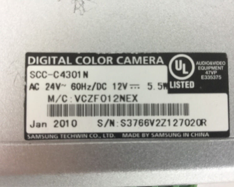 SAMSUNG Low Light Digital Color Surveillance Camera SCC-C4301