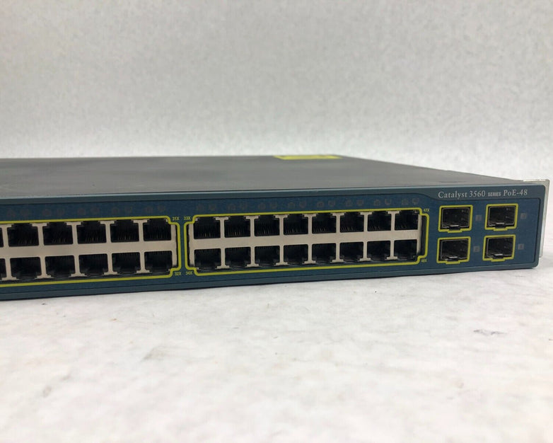 Cisco WS-C3560-48PS-S Catalyst 3560 Series PoE-48 Ethernet Switch