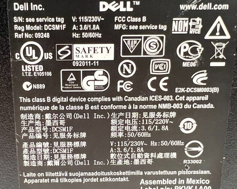 Dell Optiplex 360 MT Intel Celeron-450 2.20GHz 1GB RAM No HDD No OS