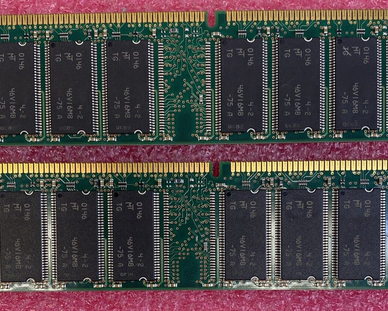 2x 256MB Micron MT16VDDT3264AG-265A1 PC2100U DDR 266MHz RAM Memory