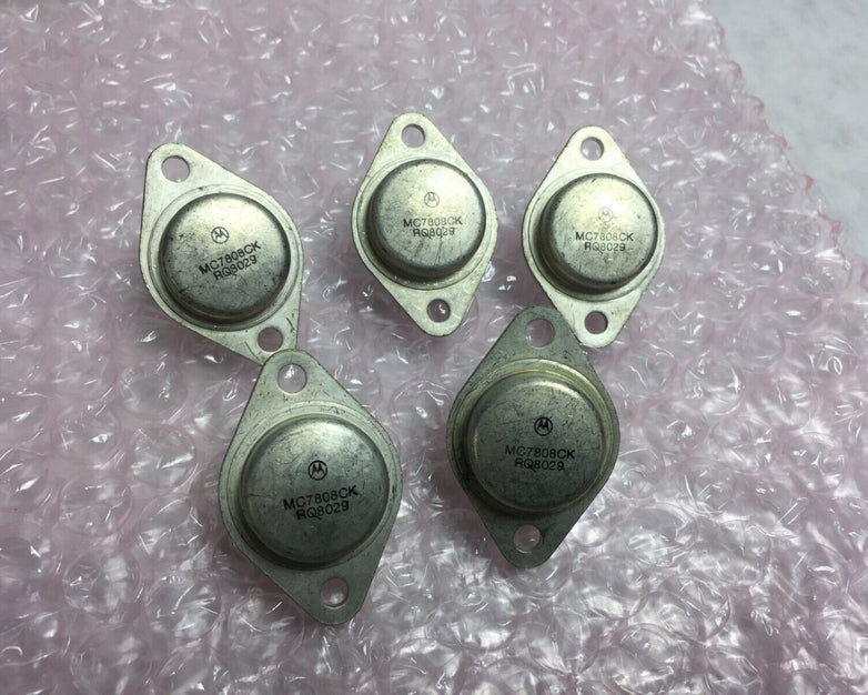 NOS Motorola MC7808CK Voltage Regulator Lot of 5
