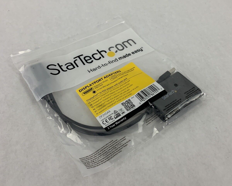 New OEM StarTech DP2VGAA DisplayPort to VGA Adapter with Audio DP Converter