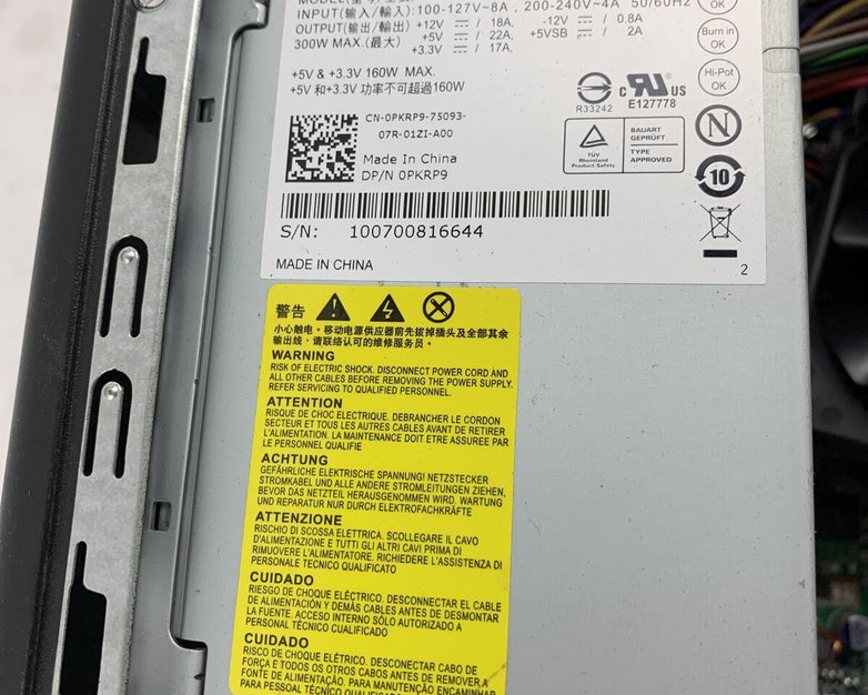 Dell Insipron 560 MT Intel Pentium Dual Core 3GHz 4GB RAM No HDD No OS
