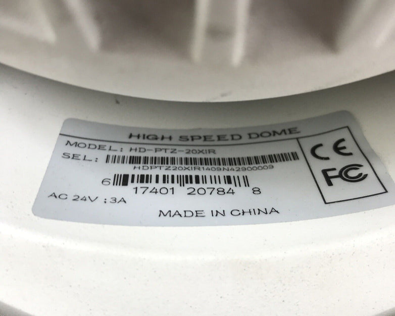 PTZ High Speed Dome HD-PT2-20XIR HD IR Network 20x Lens Outdoor Security Camera