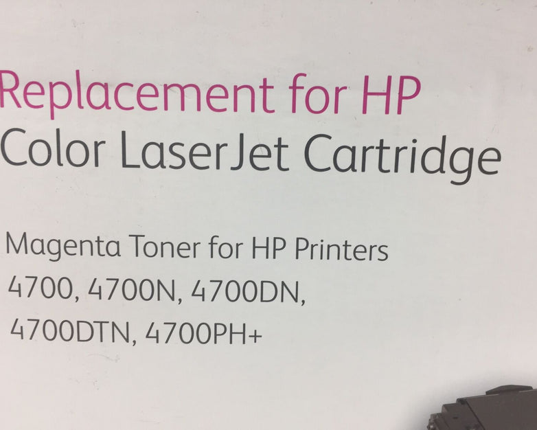 Xerox Replacement Magenta Toner Cartridge for HP 4700 Q5953A 13,100 page yield