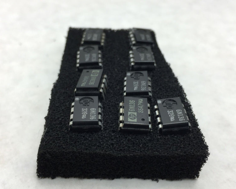 HP 6N136 DIP-8 Integrated Circuit Lot of 9 NOS