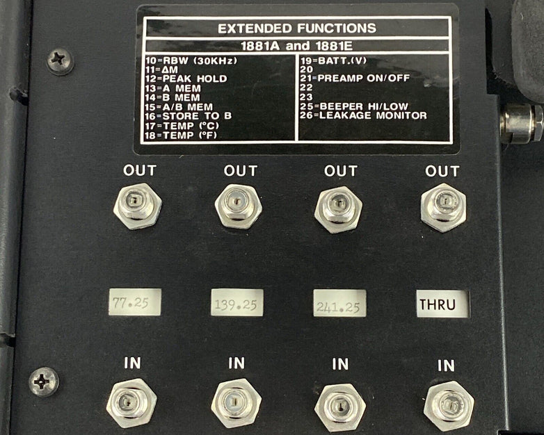 Wavetek Model 1881A System Analyzer