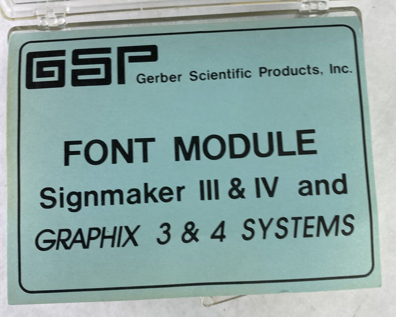 Gerber Scientific P26153A Futura Extra Bold Signmaker III & IV Graphix 3&4