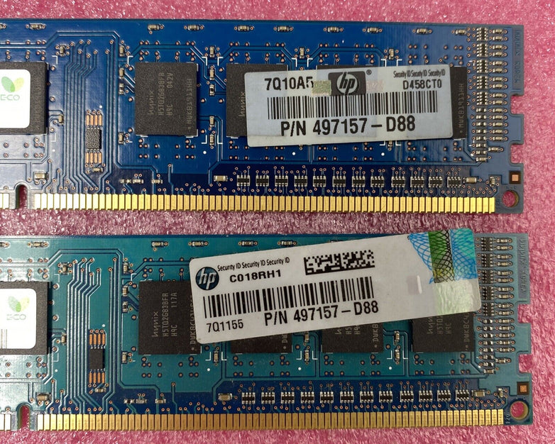 Lot( 2 ) 2GB Hynix HMT325U6BFR8C-H9 PC3-10600U UBDIMM 1333MHz DDR3 SDRAM