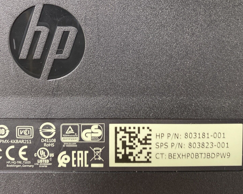 Lot(2) HP 803181-001 Slim USB Wired Enhanced Keyboard KBAR211 Genuine OEM