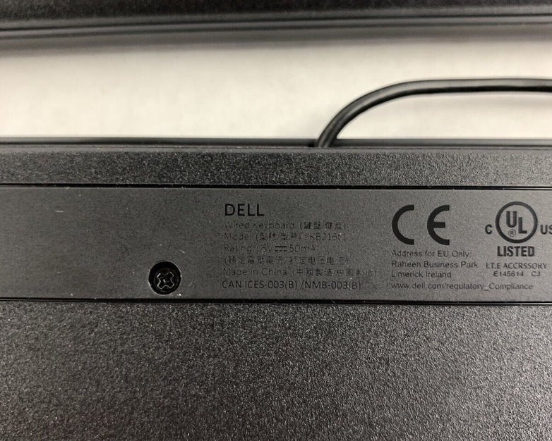 Lot 0f 5 Dell Wired Keyboard Black KB216