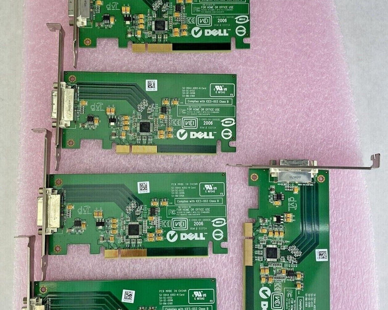 Lot of 5 Dell 0FH86 KH276 0KH276 Sil 1364A ADD2-N PCIe DVI-D full height GPU