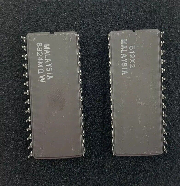 AMD 1983 AM27512DC Microcircuit SET Version 1.1 & 1.0 (Lot of 2)