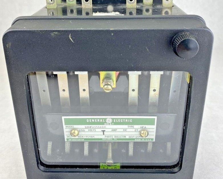 GE 12HFA151A1H Type HFA 250VDC 5.5x6x6" wall mount auxiliary relay