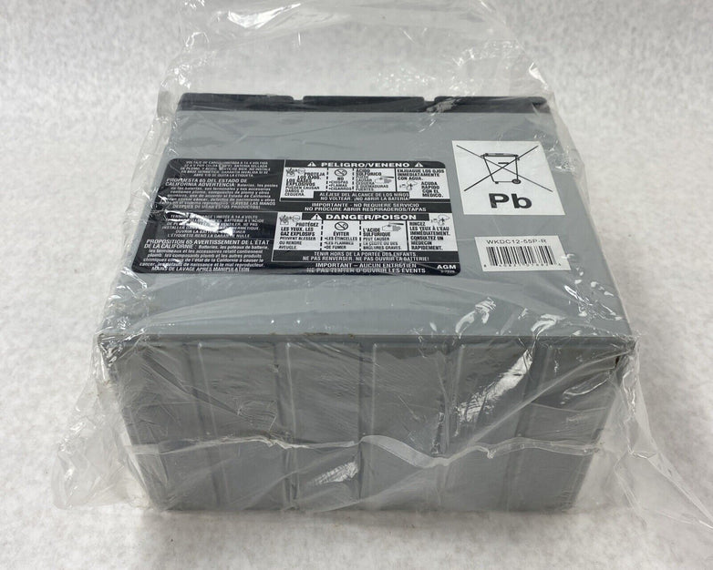 Werker WKDC12-55P Ascent Battery AGM Supply Deep Cycle Lead Battery