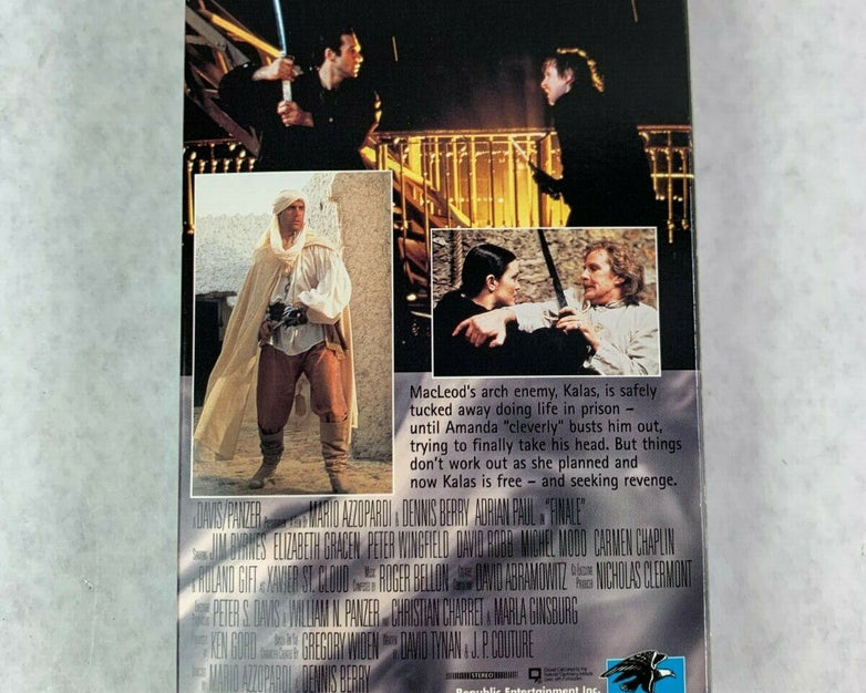 Vintage Classic Highlander Macleod 1985 1997 VHS Video Tape Movie
