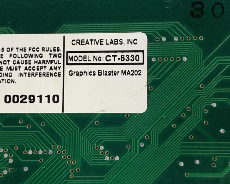 Creative Technologies Graphics Blaster CT6330
