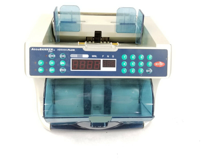 AccuBanker AB5000 Plus Commercial Bill Counter Untested